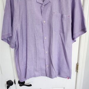 Tommy Bahama LinenLight Purple Men's Casual Shirt